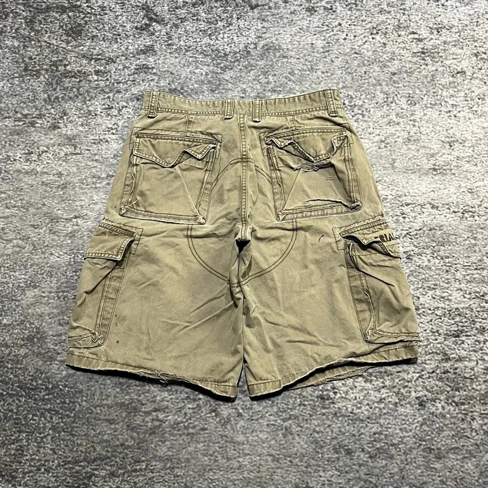 Old Navy Cargo Shorts Mens 31‎ Utility Skater Paratrooper Distressed Vintage Y2K
